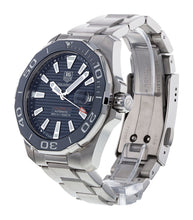 Load image into Gallery viewer, Tag Heuer Aquaracer Calibre 5 Blue Dial Silver Steel Strap Watch for Men - WAY211C.BA0928