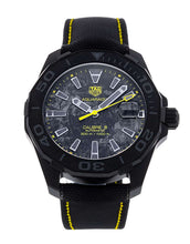 Load image into Gallery viewer, Tag Heuer Aquaracer Calibre 5 Black NATO Strap Carbon Dial Watch for Men - WBD218B.FC6446