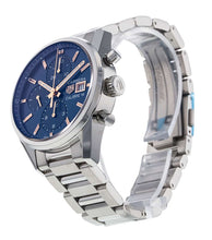Load image into Gallery viewer, Tag Heuer Carrera Automatic Chronograph Blue Dial Silver Steel Strap Watch for Men - CBK2115.BA0715