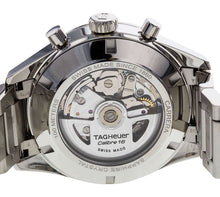 Load image into Gallery viewer, Tag Heuer Carrera Automatic Chronograph Blue Dial Silver Steel Strap Watch for Men - CBK2115.BA0715