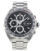 Load image into Gallery viewer, Tag Heuer Formula 1 Calibre 16 Automatic Chronograph Black Dial Silver Steel Strap Watch for Men - CAZ2010.BA0876