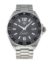 Load image into Gallery viewer, Tag Heuer Formula 1 Calibre 5 Chronograph Anthracite Dial Silver Steel Strap Watch for Men - WAZ2011.BA0842
