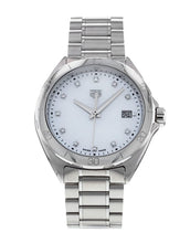Load image into Gallery viewer, Tag Heuer Formula 1 White Mother of Pearl Dial Silver Steel Strap Watch for Women - WBJ1319.BA0666