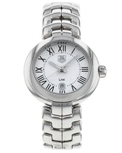 Load image into Gallery viewer, Tag Heuer Link Roman Numeral Silver Dial Silver Steel Strap Watch for Women - WAT1416.BA0954