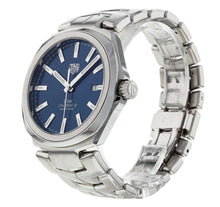 Load image into Gallery viewer, Tag Heuer Link Automatic Blue Dial Silver Steel Strap Watch for Men - WBC2112.BA0603