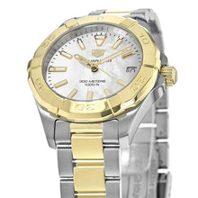 Load image into Gallery viewer, Tag Heuer Aquaracer White Mother of Pearl Dial Two Tone Steel Strap Watch for Women - WBD1322.BB0320