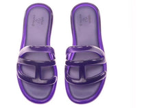 Load image into Gallery viewer, Telfar Jelly Slide Melissa Purple