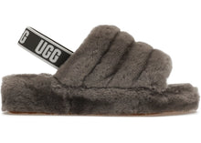 Load image into Gallery viewer, UGG Fluff Yeah Slide Charcoal (Women's)