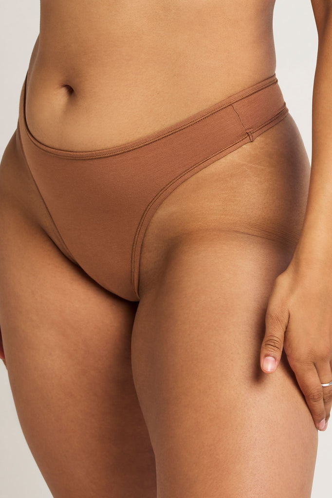 Cloud Cotton Thong in Deep (Pack)