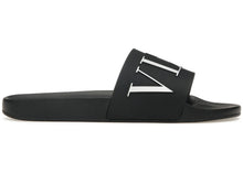 Load image into Gallery viewer, Valentino VLTN Rubber Slider Black White