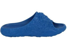 Load image into Gallery viewer, Versace Molded Barocco Pool Slide Royal Blue