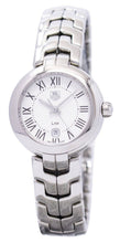 Load image into Gallery viewer, Tag Heuer Link Roman Numeral Silver Dial Silver Steel Strap Watch for Women - WAT1416.BA0954