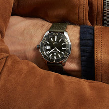 Load image into Gallery viewer, Tag Heuer Aquaracer Black Dial Khakhi Green NATO Strap Watch for Men - WAY101E.FC8222