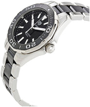Load image into Gallery viewer, Tag Heuer Aquaracer Quartz Black Dial Two Tone Steel Strap Watch for Men - WAY131A.BA0913