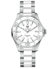Load image into Gallery viewer, Tag Heuer Aquaracer White Dial Watch for Women - WAY131B.BA0914