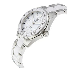 Load image into Gallery viewer, Tag Heuer Aquaracer Quartz White Dial Two Tone Steel Strap Watch Women - WAY131B.BA0914