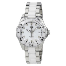 Load image into Gallery viewer, Tag Heuer Aquaracer Diamonds White Dial Two Tone Steel Strap Watch for Women - WAY131D.BA0914