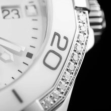 Load image into Gallery viewer, Tag Heuer Aquaracer Diamonds White Dial Two Tone Steel Strap Watch for Women - WAY131H.BA0914