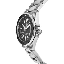 Load image into Gallery viewer, Tag Heuer Aquaracer Quartz Black Dial Silver Steel Strap Watch for Women - WAY131K.BA0748