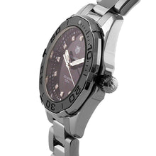 Load image into Gallery viewer, Tag Heuer Aquaracer Quartz Black Dial Silver Steel Strap Watch for Women - WAY131M.BA0748