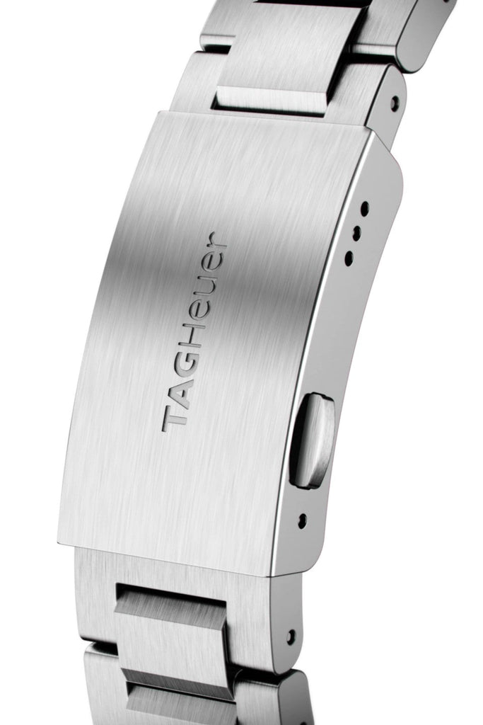 Tag Heuer Aquaracer Calibre 5 Automatic Sunray Brown Dial Silver Steel Strap Watch for Men - WAY2018.BA0927