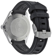 Load image into Gallery viewer, Tag Heuer Aquaracer Automatic Caliber 5 Black Dial Black Rubber Strap Watch for Men - WAY2110.FT8021