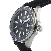 Load image into Gallery viewer, Tag Heuer Aquaracer Calibre 5 Automatic Black Dial Black Nylon Strap Watch for Men - WAY211B.FC6363