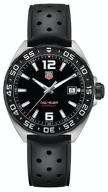 Tag Heuer Formula 1 Quartz Black Dial Black Rubber Strap Watch for Men - WAZ1110.FT8023