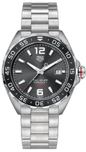 Load image into Gallery viewer, Tag Heuer Formula 1 Calibre 5 Chronograph Anthracite Dial Silver Steel Strap Watch for Men - WAZ2011.BA0842