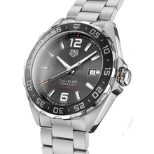 Load image into Gallery viewer, Tag Heuer Formula 1 Calibre 5 Chronograph Anthracite Dial Silver Steel Strap Watch for Men - WAZ2011.BA0842