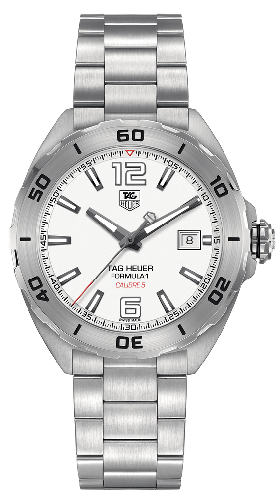 Tag Heuer Formula 1 White Dial Watch for Men - WAZ2114.BA0875