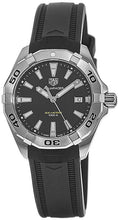 Load image into Gallery viewer, Tag Heuer Aquaracer Quartz Black Dial Black Rubber Strap Watch for Men -  WBD1110.FT8021