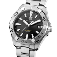 Load image into Gallery viewer, Tag Heuer Aquaracer Black Dial Silver Steel Strap Watch for Men - WBD1110.BA0928