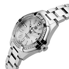 Load image into Gallery viewer, Tag Heuer Aquaracer Diamonds White Dial Two Tone Steel Strap Watch for Women - WAY131F.BA0914