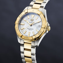 Load image into Gallery viewer, Tag Heuer Aquaracer Mother of Pearl Dial Two Tone Steel Strap Watch for Women - WBD1320.BB0320