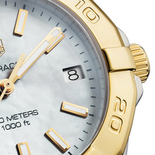 Load image into Gallery viewer, Tag Heuer Aquaracer Mother of Pearl Dial Two Tone Steel Strap Watch for Women - WBD1320.BB0320