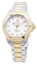 Load image into Gallery viewer, Tag Heuer Aquaracer Diamonds Mother of Pearl Dial Two Tone Steel Strap Watch for Women - WBD1323.BB0320