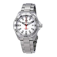 Load image into Gallery viewer, Tag Heuer Aquaracer Automatic White Dial Silver Steel Strap Watch for Men - WBD2111.BA0928