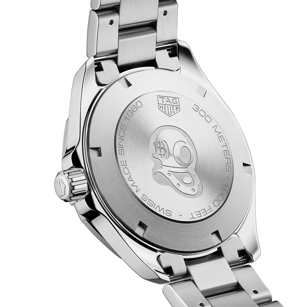 Tag Heuer Aquaracer Automatic Blue Dial Silver Steel Strap Watch for Men - WBD2112.BA0928