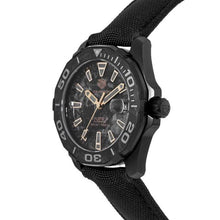 Load image into Gallery viewer, Tag Heuer Aquaracer Calibre 5 Black NATO Strap Carbon Dial Watch for Men - WBD218A.FC6445