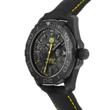Load image into Gallery viewer, Tag Heuer Aquaracer Calibre 5 Black NATO Strap Carbon Dial Watch for Men - WBD218B.FC6446