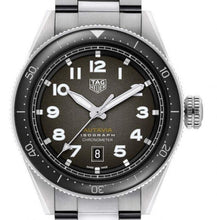 Load image into Gallery viewer, Tag Heuer Autavia Automatic Grey Dial Silver Steel Strap Watch for Men - WBE5114.EB0173