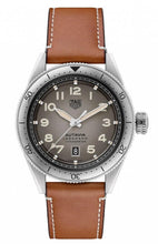 Load image into Gallery viewer, Tag Heuer Autavia Isograph Grey Dial Calfskin Brown Leather Strap Watch for Men - WBE5111.FC8267