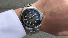 Load image into Gallery viewer, Tag Heuer Autavia Automatic Grey Dial Silver Steel Strap Watch for Men - WBE5114.EB0173