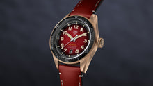 Load image into Gallery viewer, Tag Heuer Autavia Calibre 5 Chinese New Year Maroon Dial Maroon Leather Strap Watch for Men - WBE5193.FC8300
