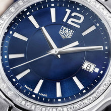 Load image into Gallery viewer, Tag Heuer Formula 1 Quartz Diamonds Blue Dial Silver Steel Strap Watch for Women - WBJ1316.BA0666