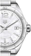 Load image into Gallery viewer, Tag Heuer Formula 1 Mother of Pearl White Dial Silver Steel Strap Watch for Women - WBJ1318.BA0666