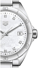 Load image into Gallery viewer, Tag Heuer Formula 1 White Mother of Pearl Dial Silver Steel Strap Watch for Women - WBJ1319.BA0666
