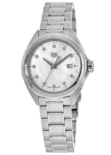 Load image into Gallery viewer, Tag Heuer Formula 1 White Mother of Pearl Dial Silver Steel Strap Watch for Women - WBJ1319.BA0666