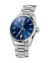 Load image into Gallery viewer, Tag Heuer Carrera Date Blue Dial Silver Steel Strap Watch for Men - WBN2112.BA0639